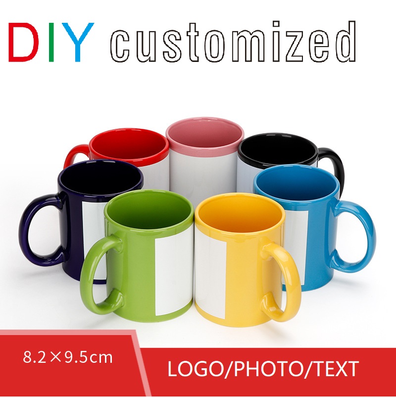 Cangkir hitam DIY LOGO keramik - Sublimation Mug White ulasan dan harga