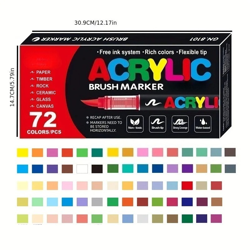 12-120 Warna Spidol Cat Akrili - Copic Marker Classic ulasan dan harga